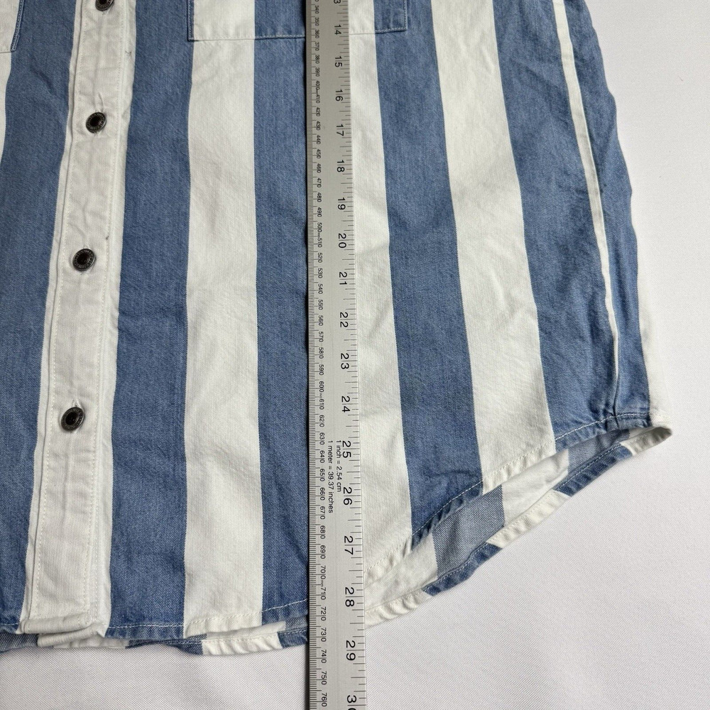 Levi's SilverTab Button Down Oversized Striped Sh… - image 5